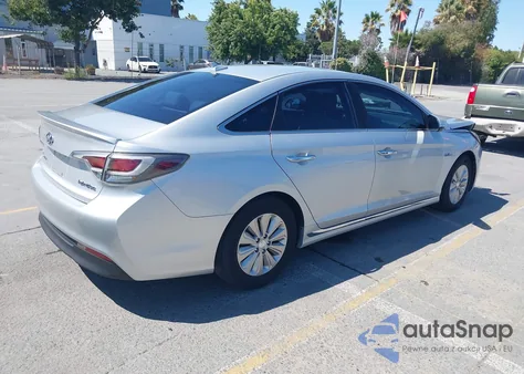 2017 Hyundai Sonata Hybrid Se from USA, damaged, VIN KMHE24L18HA051100